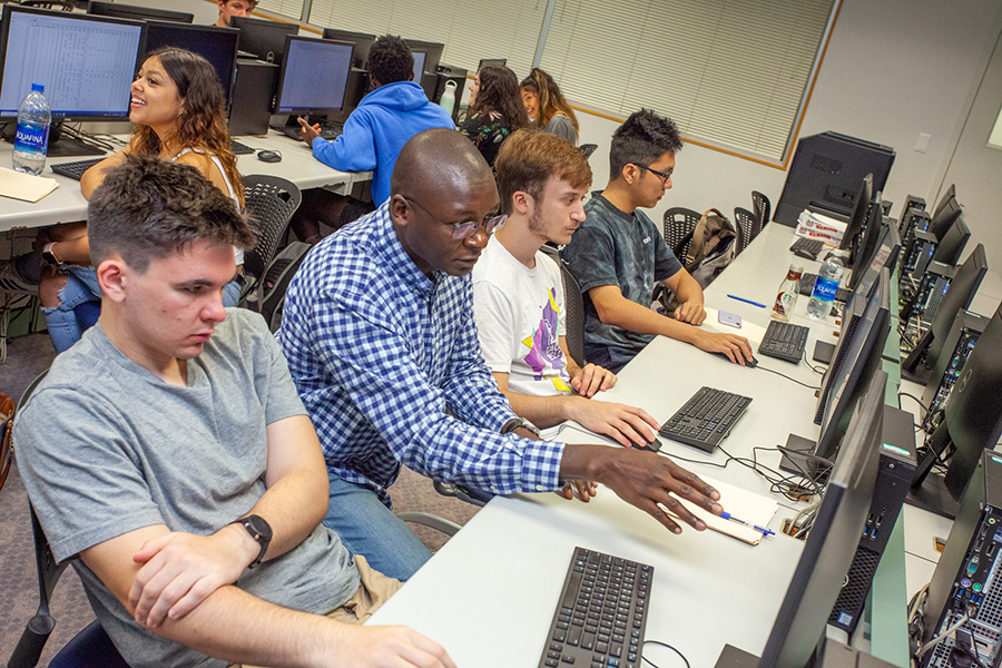 Students participate in SRI.