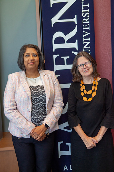 Deans Niti Pandey (left) and Emily Todd (right)