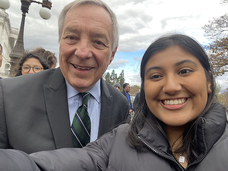 Escalante with Sen. Durbin