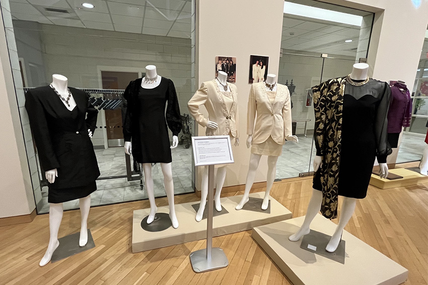 dresses from the exhibit