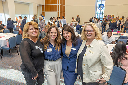 Community partners attend the SBRC networking event