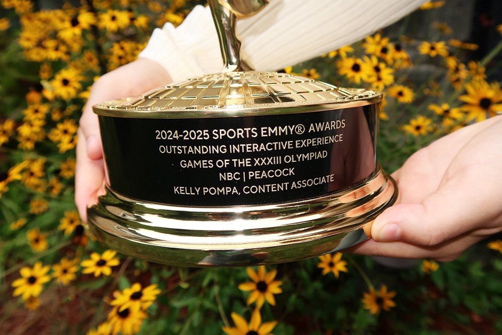 Kelly Pompa's ('24) Emmy Award
