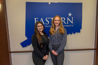 Julianna Concepción (left) and Abby Heidorn (right).