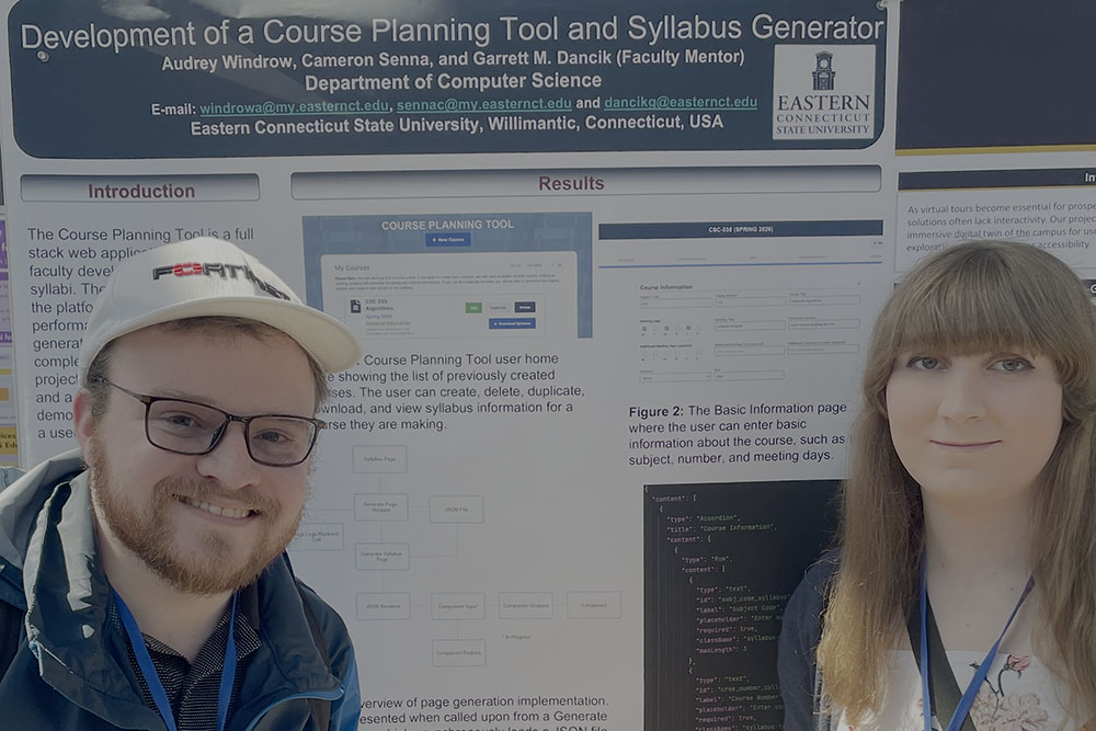 Cameron Senna (left) and Audrey Windrow