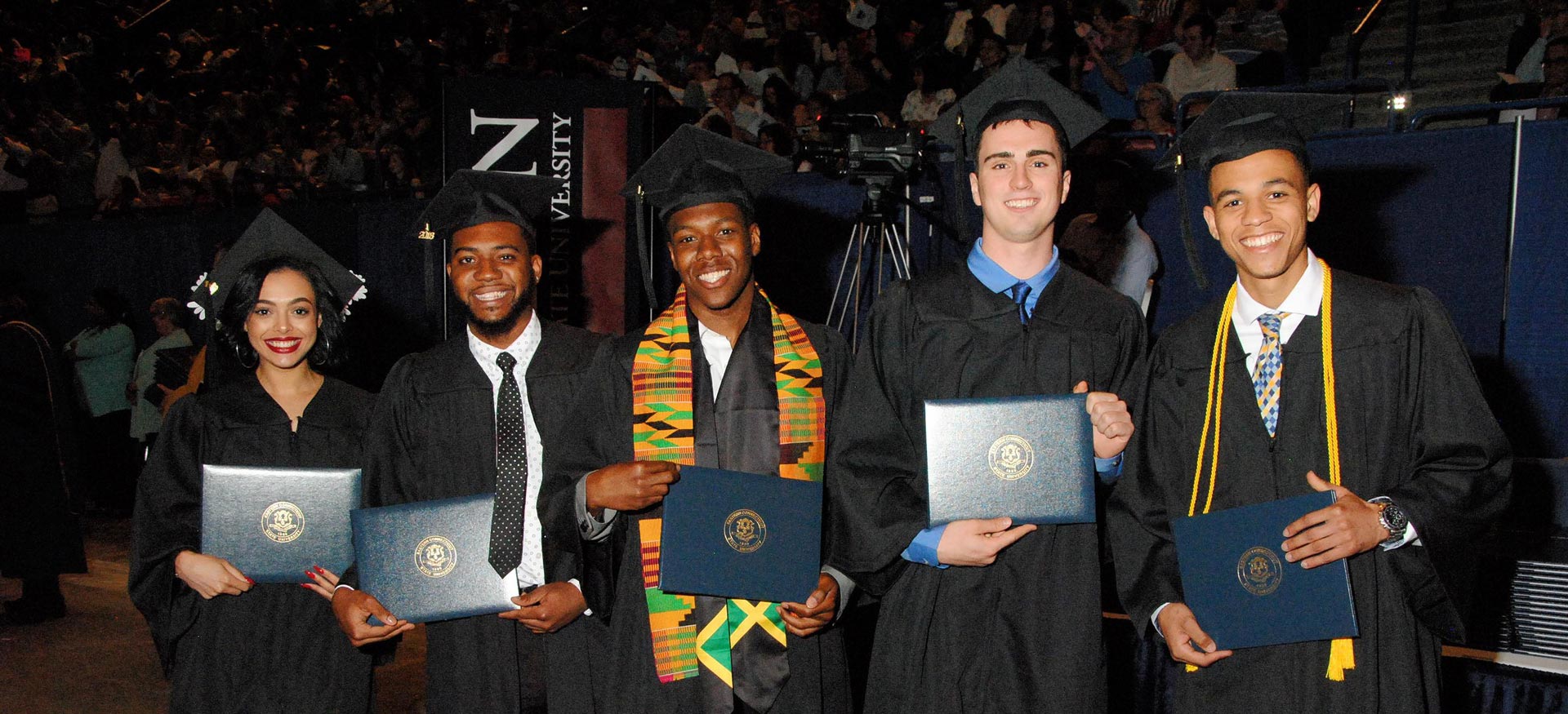 Students at commencement