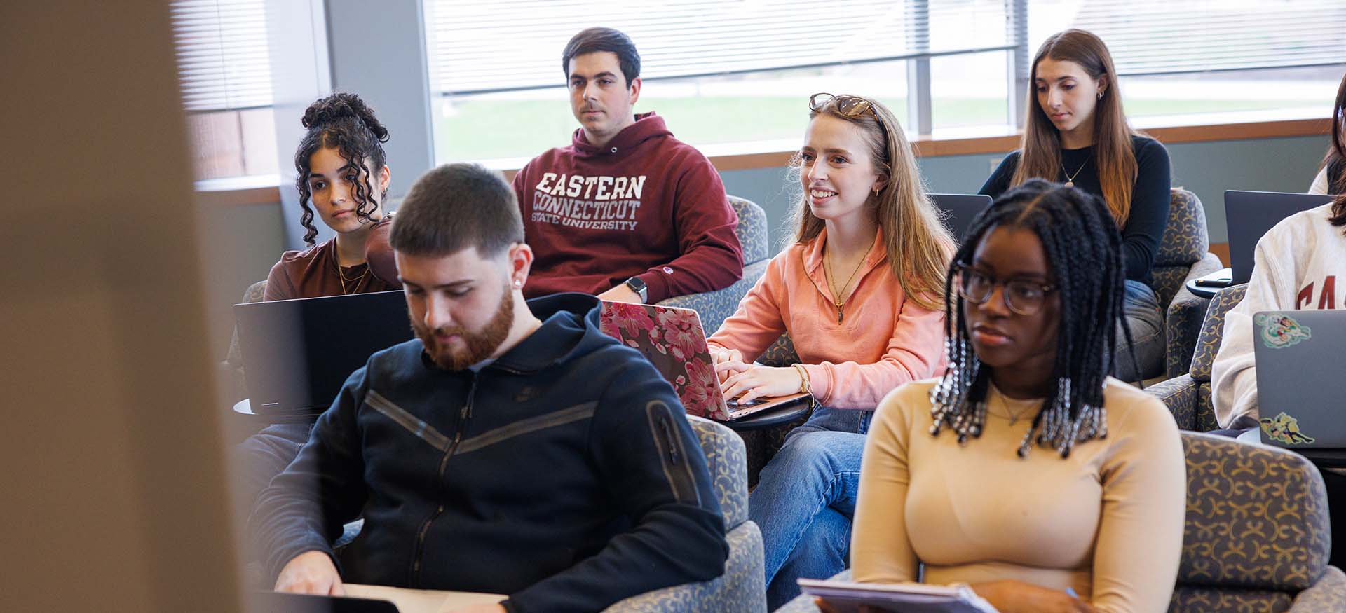 students sitting during a lecture