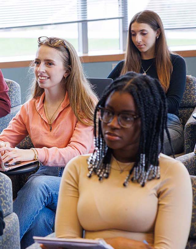 students sitting during a lecture
