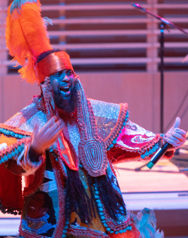 performers from Take Me to the River All Stars on stage at Eastern