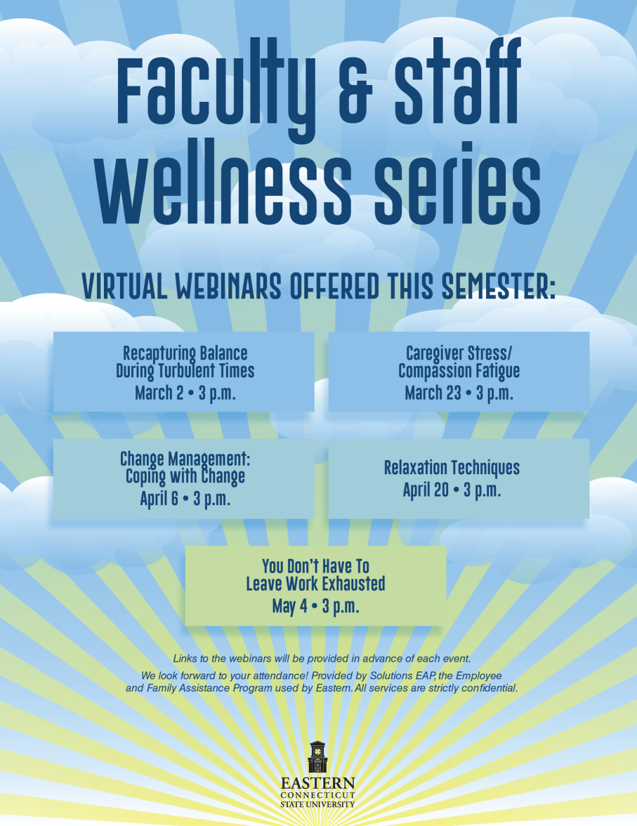 Faculty and Staff Wellness Series 2022