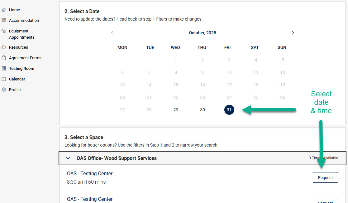 Part 4 Select Date and Time
