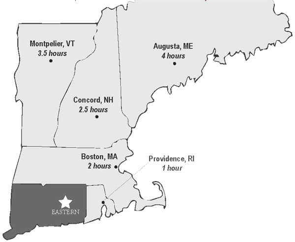 Map of New England