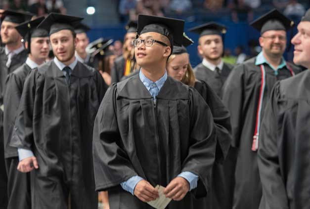 student graduation pictures from ECSU