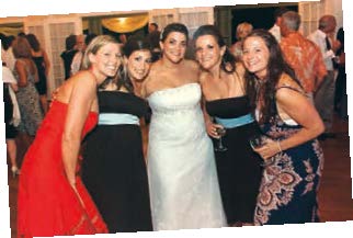 The Moes wedding reception