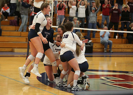 eastern volleyball wins lec championship