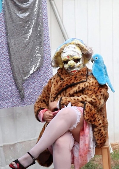  Katya Grokhovsky Bad Woman, 2017, video still. 