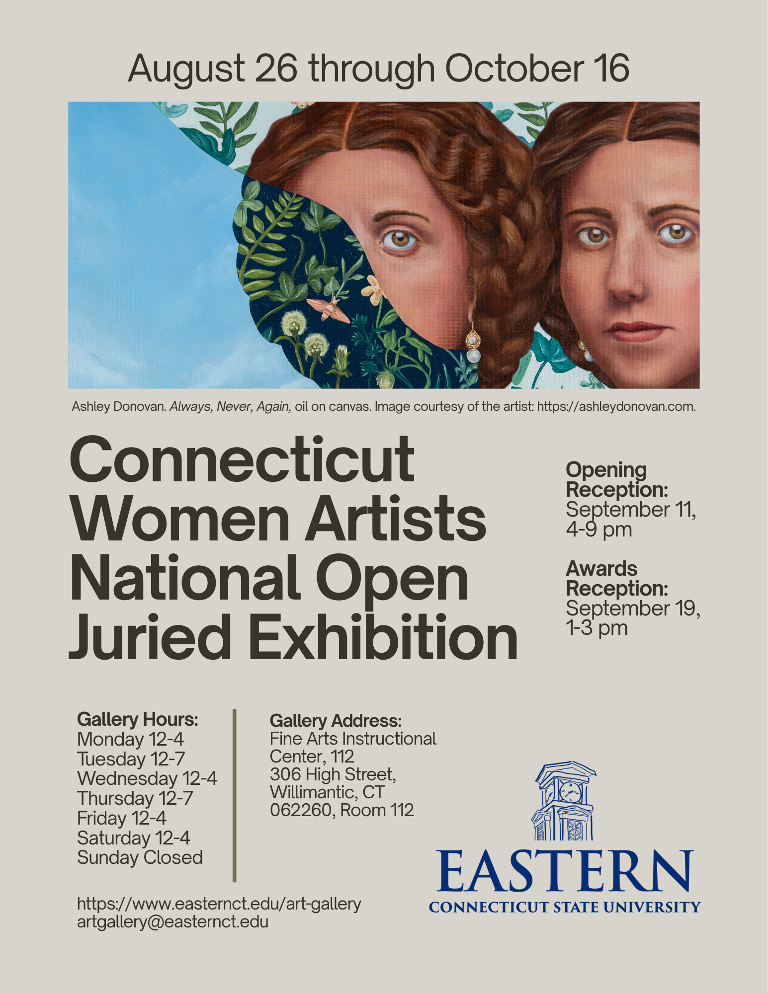 Connecticut Women Artists National Open Juried Exhibition
