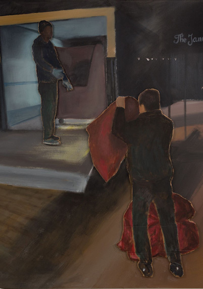 Ramiro Gomez Untitled (Two Men Loading the Laundry at The Jane Hotel)