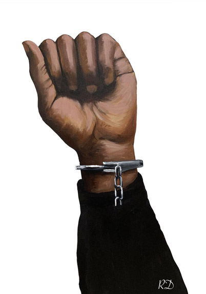  Roderrick Davis, We went from shackes to handcuffs but now the revolution is coming 