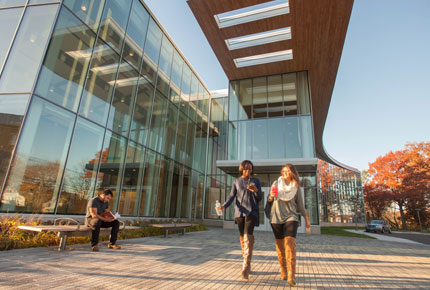 Exterior shot of the Fine Arts Instructional Center