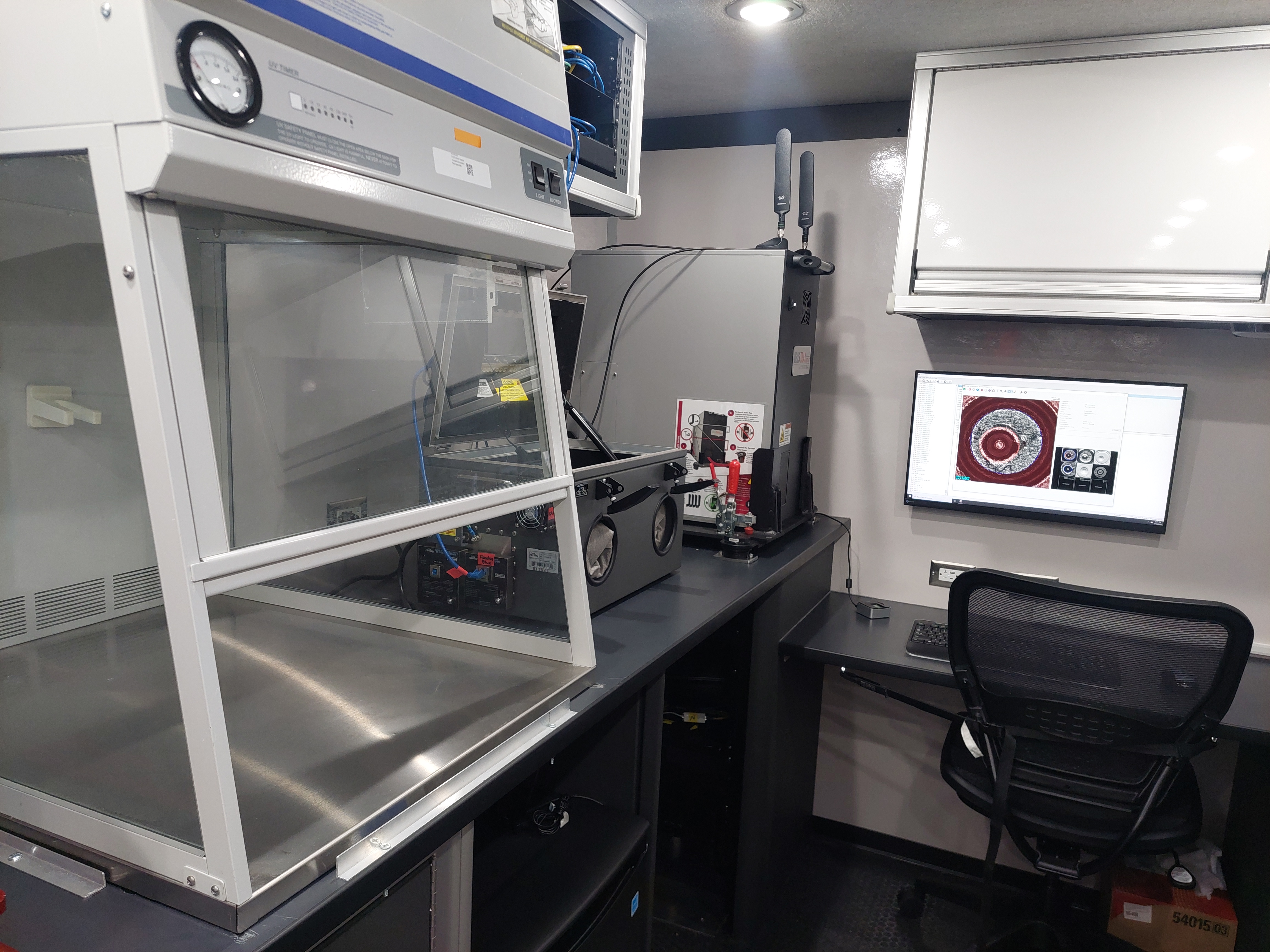 ECSU Fitness Challenge Event Forensic Lab Truck