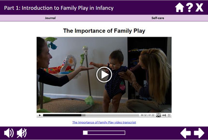 Family Play and Infant Development training