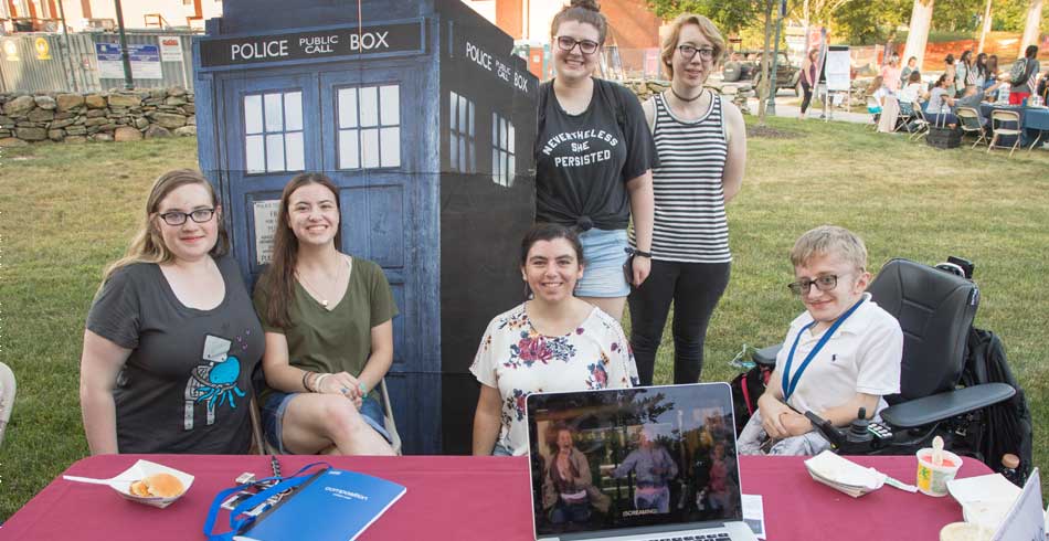 Dr. Who recruitment table
