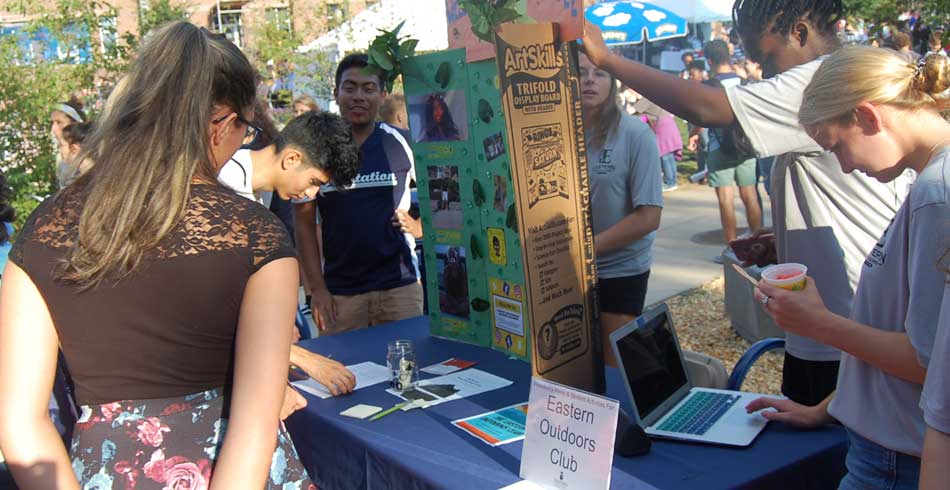 club recruitment booth