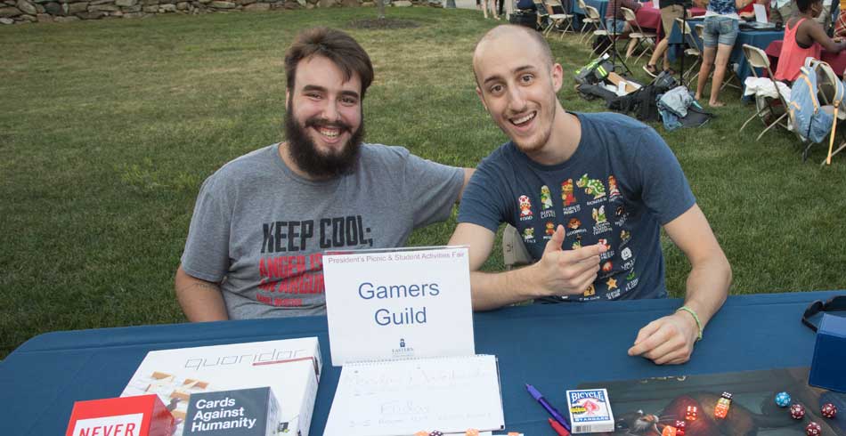 Gamer's guild recruitment booth