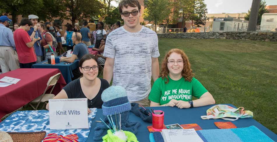 Club recruitment booth