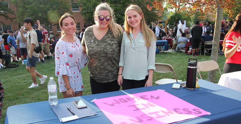 club recruitment booth