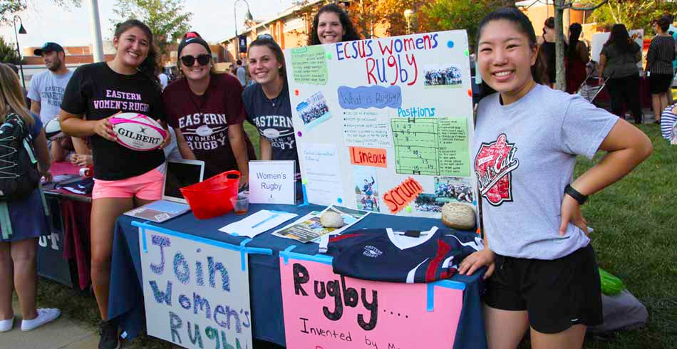 recruitment booth