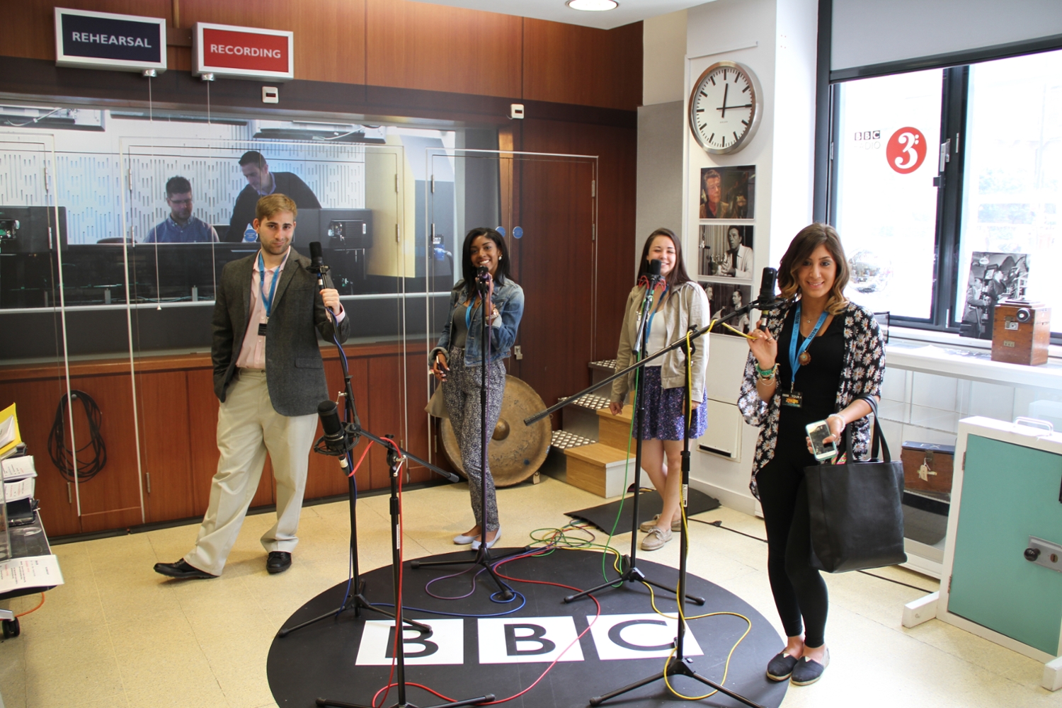 PRSSA in BBC studios