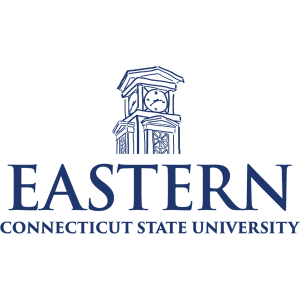 Eastern logo, blue, stacked alt