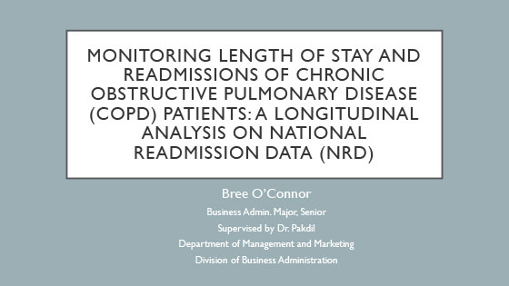 Monitoring Length of Stay and Readmissions of Chronic Obstructive Pulmonary Disease (Copd) Patients: A Longitudinal Analysis On National Readmission Data (NRD)