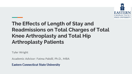 The Effects of Length of Stay and Readmissions on Total Charges of Total Knee Arthroplasty and Total Hip Arthroplasty Patients - Tyler Wright