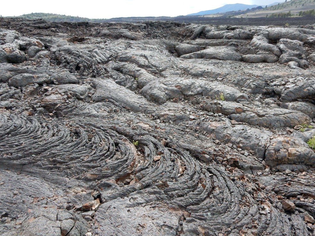 Pahoehoe in Craters of the Moon N.M lava plains