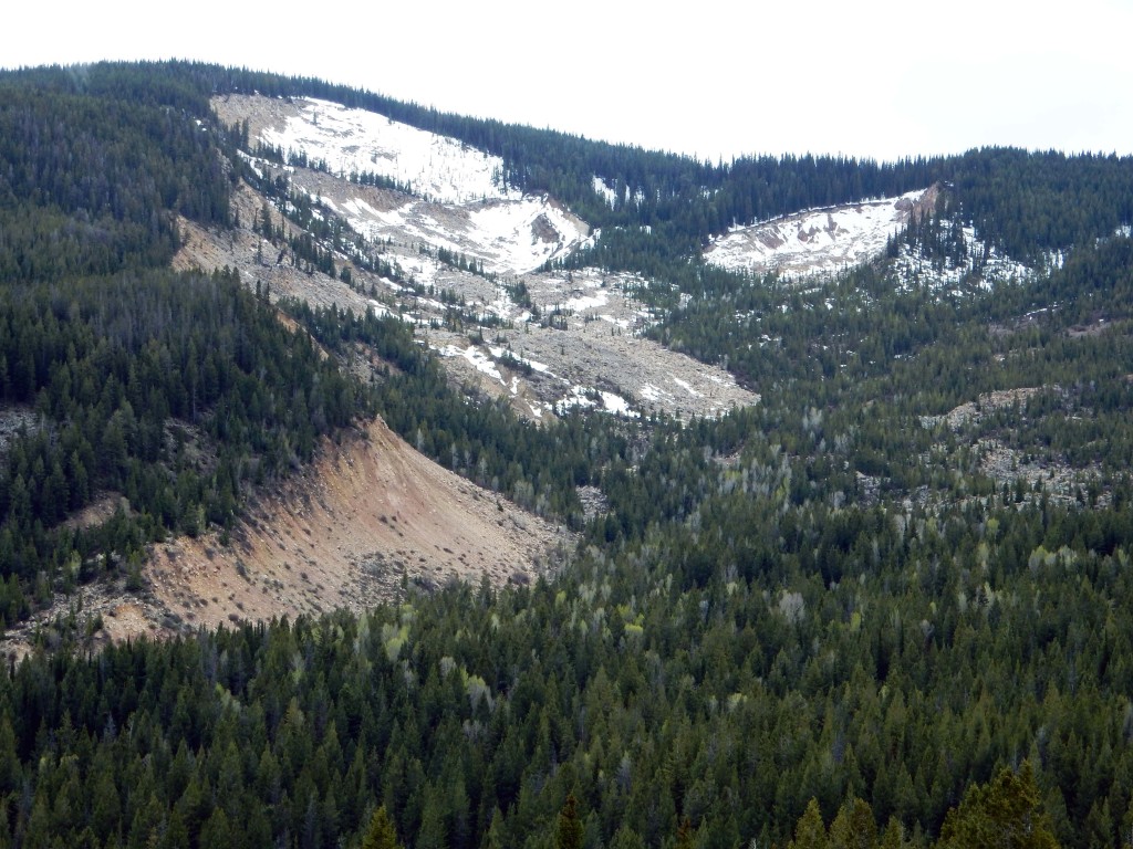 Gros Ventre landslide, Wyoming