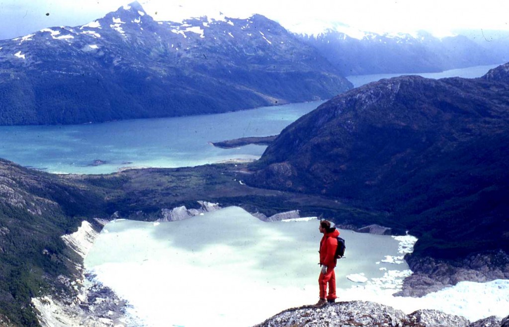 Fieldwork in Cordillera Darwin, Chile, 1990