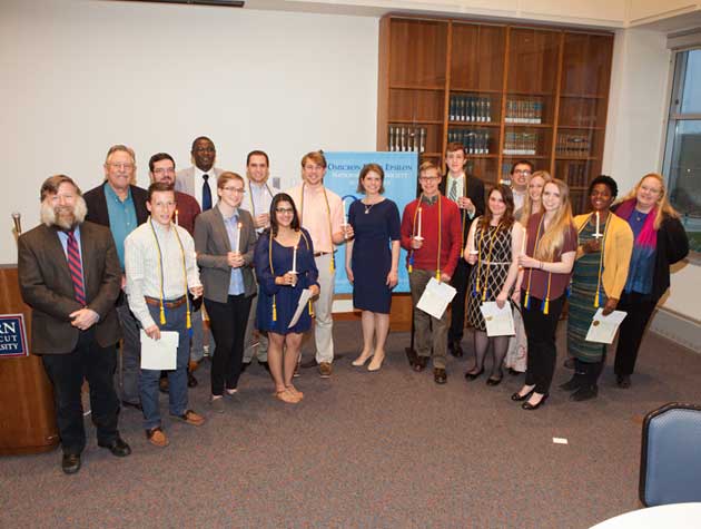 professors and students posing