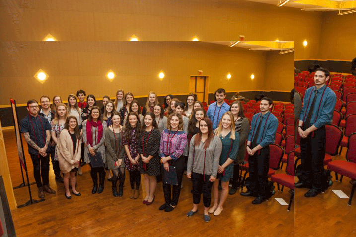 Sigma Tau Delta Induction Ceremony December 6, 2017