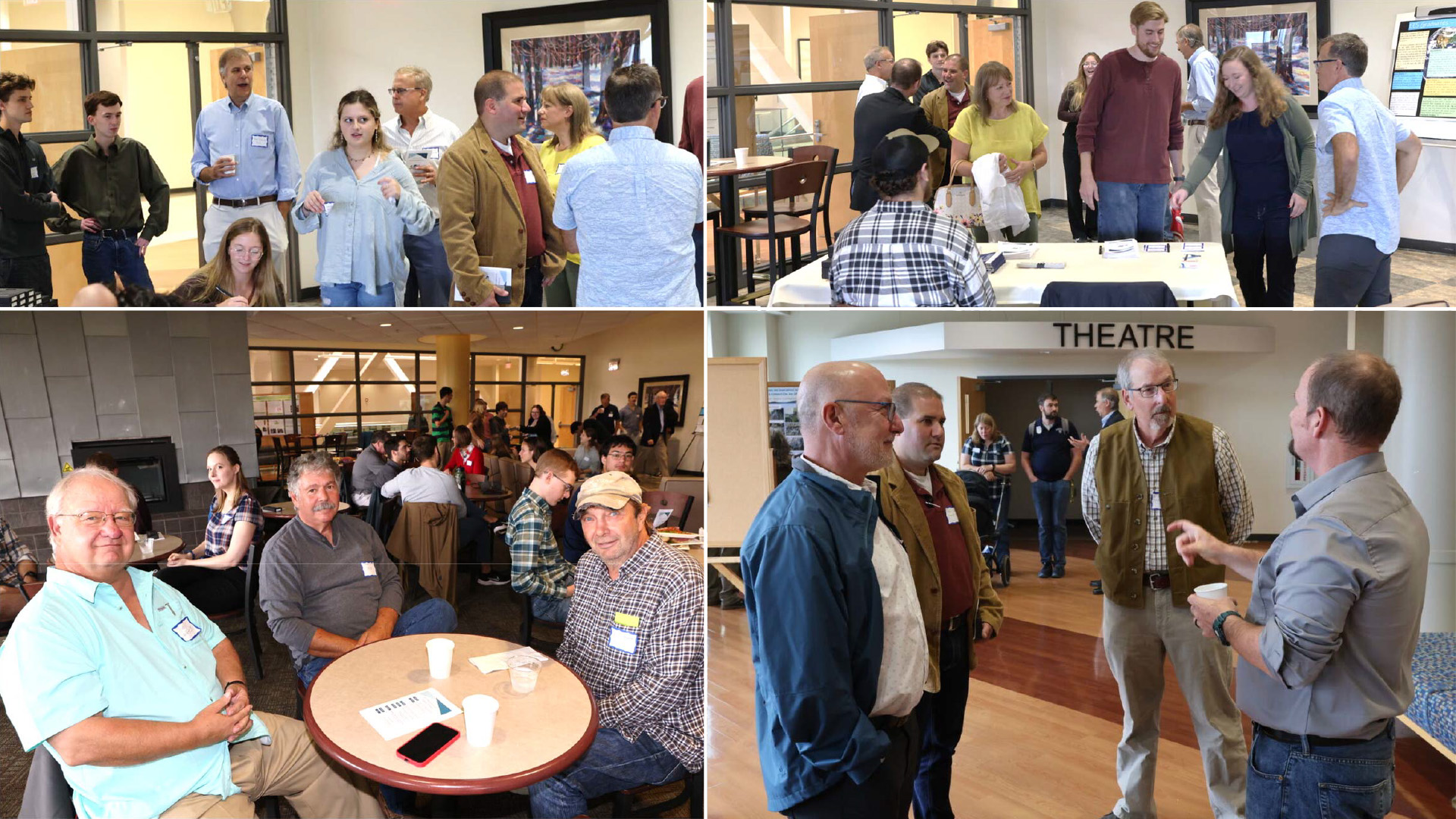 people attending the EES 50th celebration