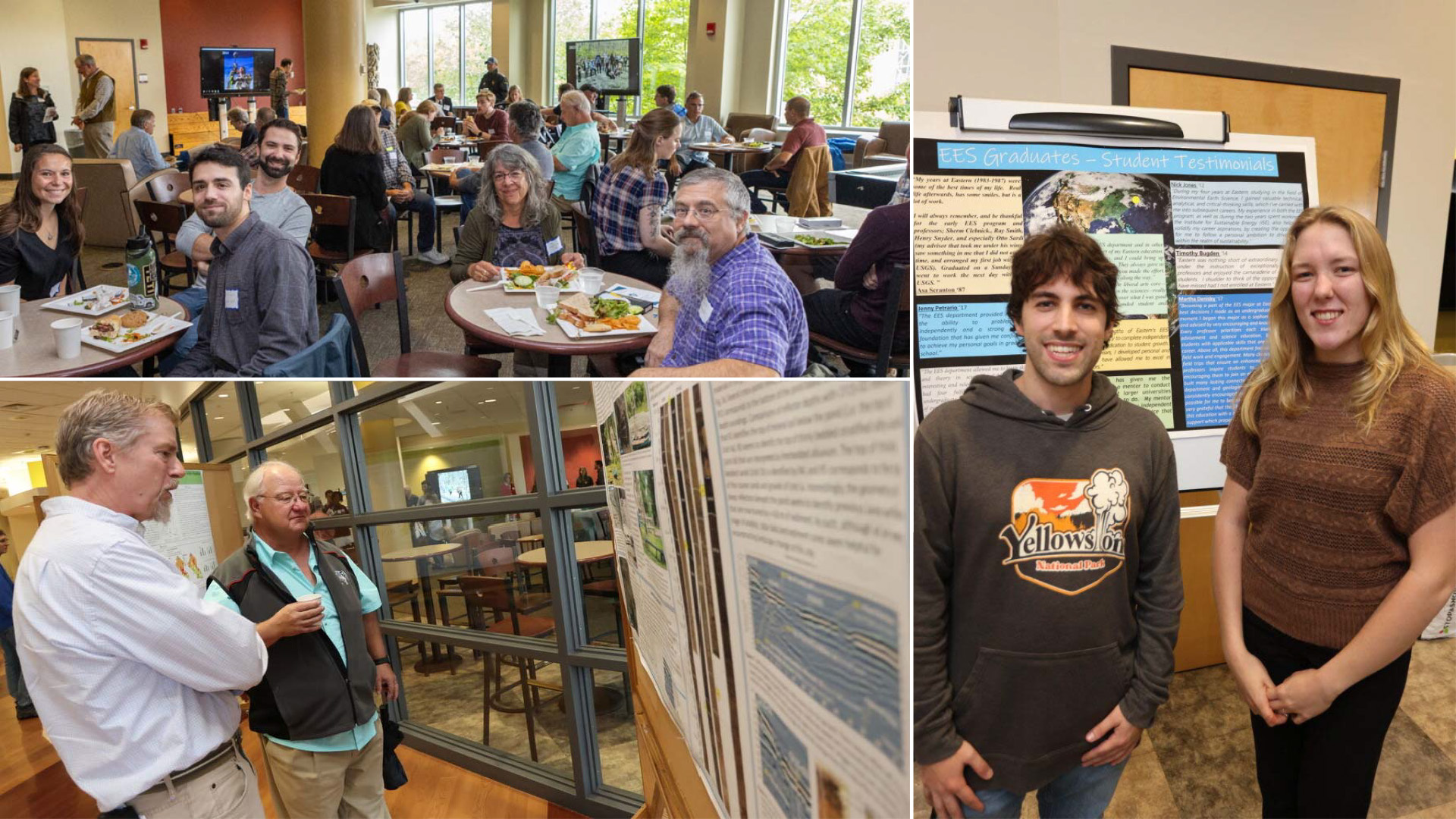 people attending the EES 50th celebration