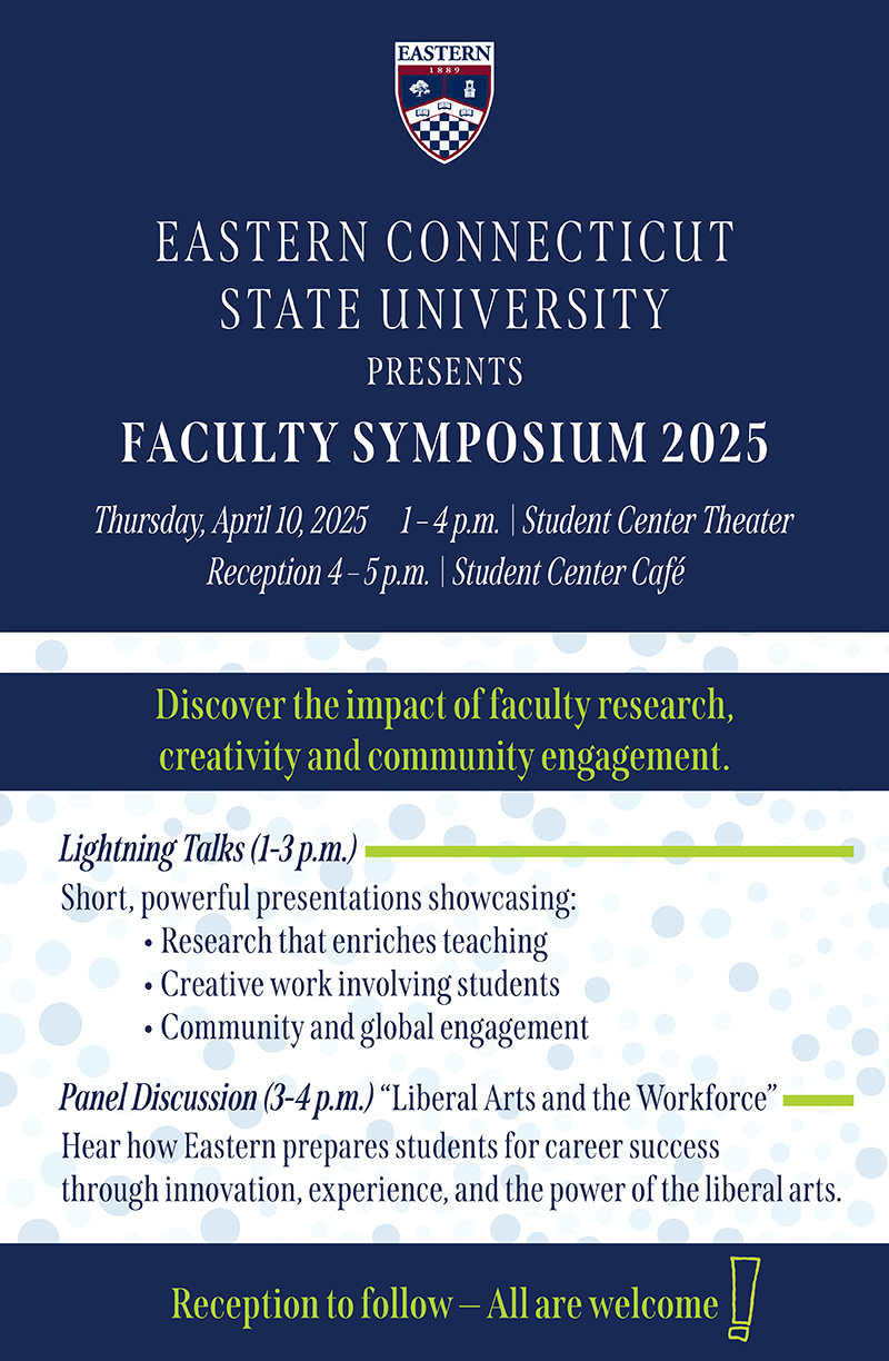 poster for the faculty symposium