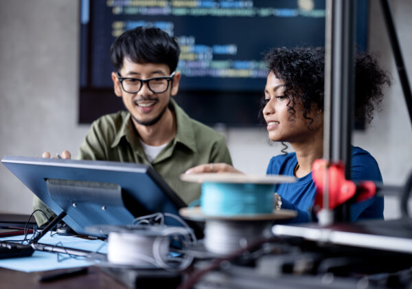 data scientists using different programming languages to drive data-derived insights