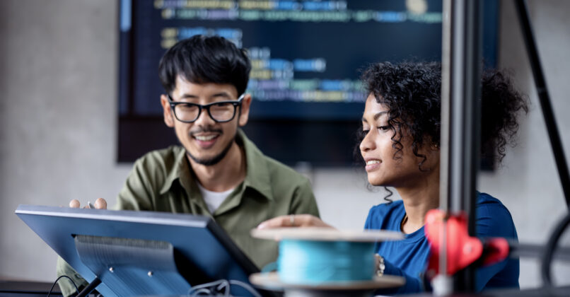 data scientists using different programming languages to drive data-derived insights