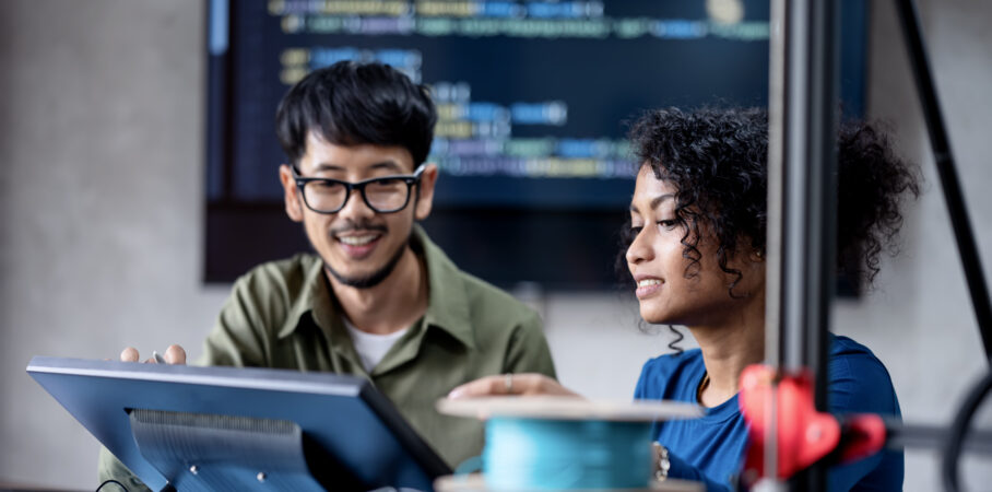 data scientists using different programming languages to drive data-derived insights