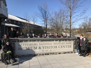 The students attending included (in order from left to right): Kat Mazzacane, Jordan Butler, Omar Abdelsame, Allen Horn, Ailyn Dilone, Brianna Alessio, Jacquelin Bessette, Uriya Simeon, Cheyenne West, Zack Dubois, Gerry Denardi, Cassie Eppes, Dana Meyer, Dianiley Deslandes, Jacquelin Bessette, Olivia Barki, and Margaret Conroy (not pictured).