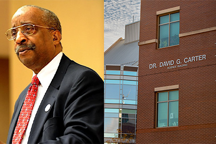 Dr. David Carter and the Carter building