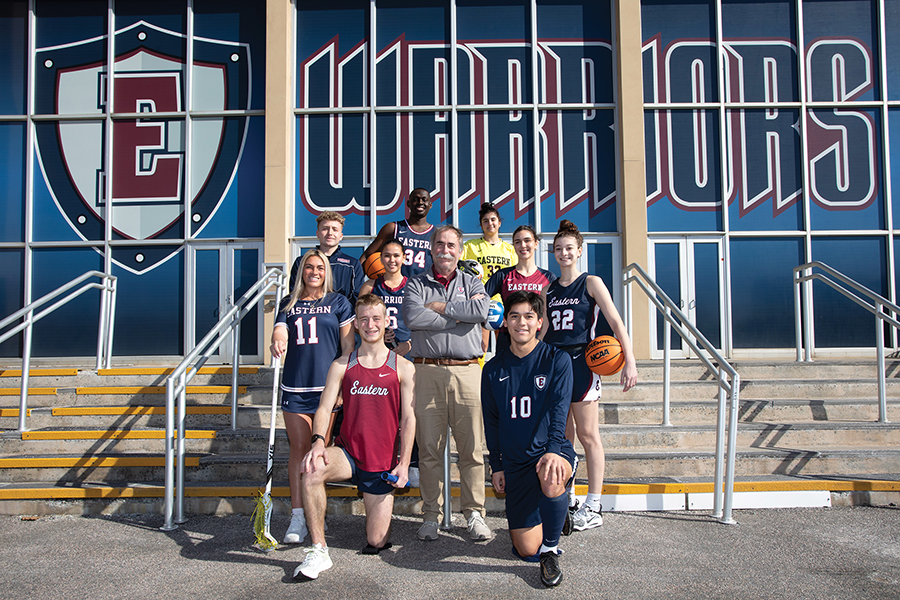 Bob Molta and students