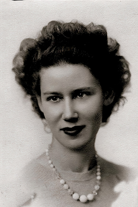 Gussie Sitkin as a college grad